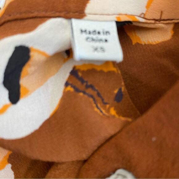 Silk Floral Dress Equipment Size  XS - Picture 9 of 9